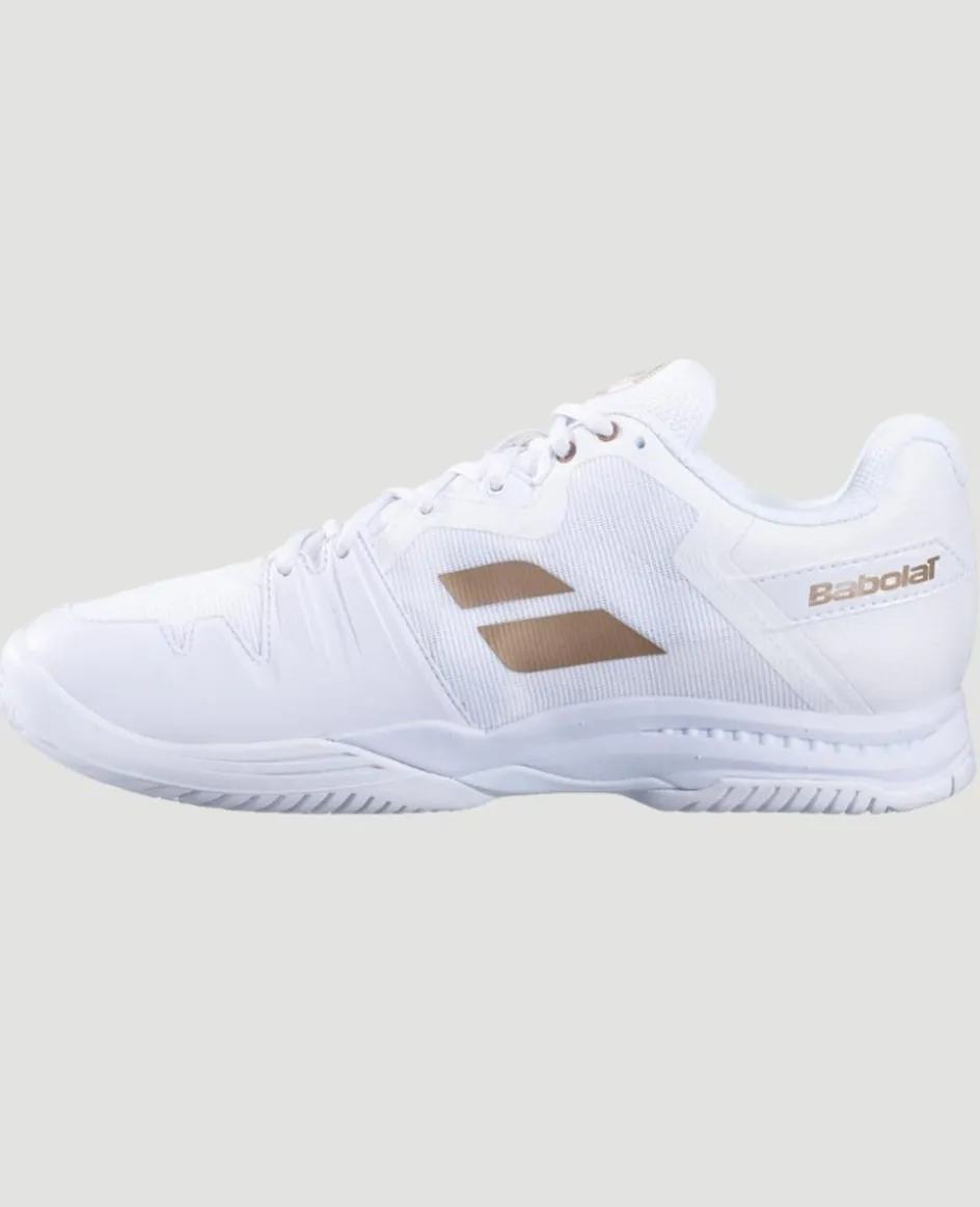 Wimbledon Babolat SFX3 All Court Mens Trainers - White- Footwear