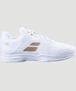 Wimbledon Babolat SFX3 All Court Womens Trainers - White- Footwear