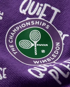 Wimbledon Babygrow Quiet Please - Purple-Kids Baby Grows