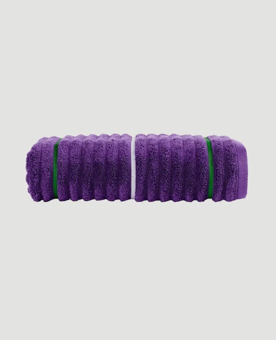 Wimbledon Bumpy Aces Textured Towel Purple- Towels