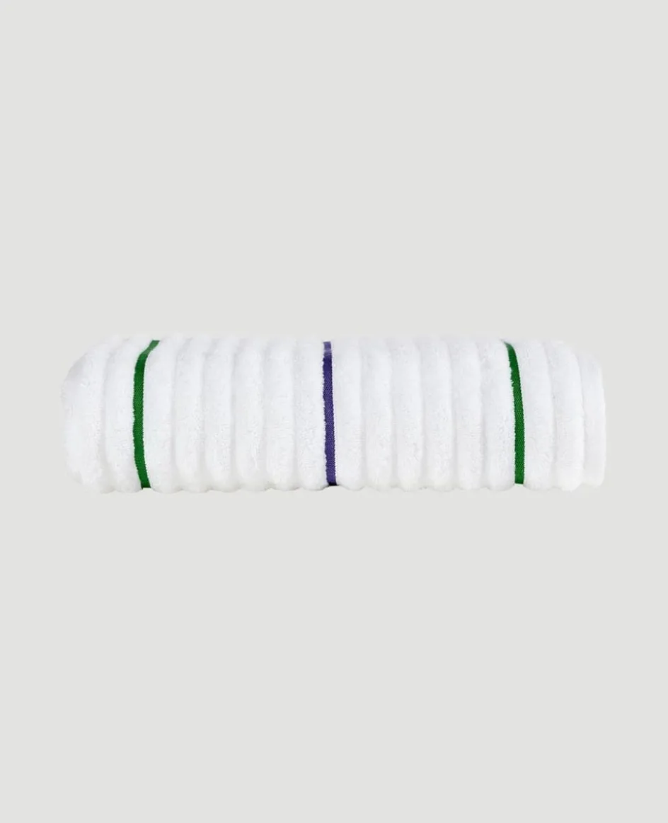 Wimbledon Bumpy Aces Textured Towel White- Towels