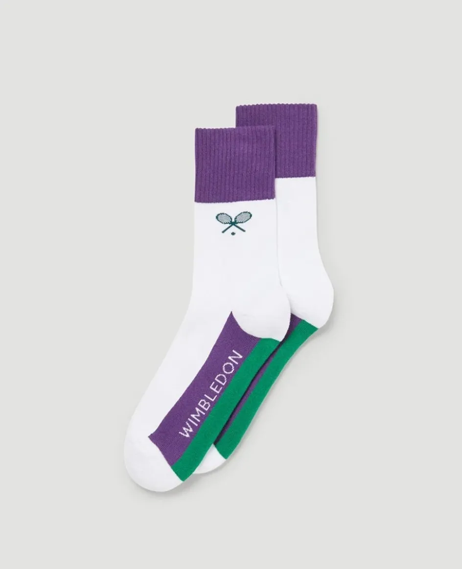 Wimbledon Crew Socks - Multi- Accessories