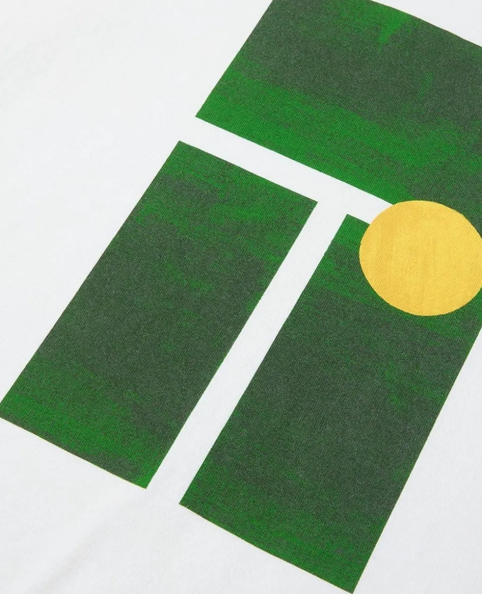 Wimbledon Kids Brushstroke T-Shirt - White-Kids Tops & T-Shirts