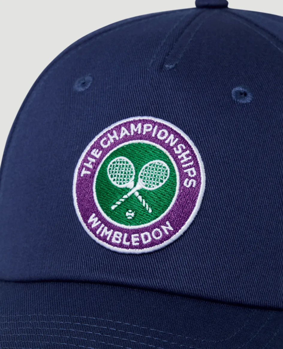 Wimbledon Kids Championships Logo Cap - Navy- Baseball Cap