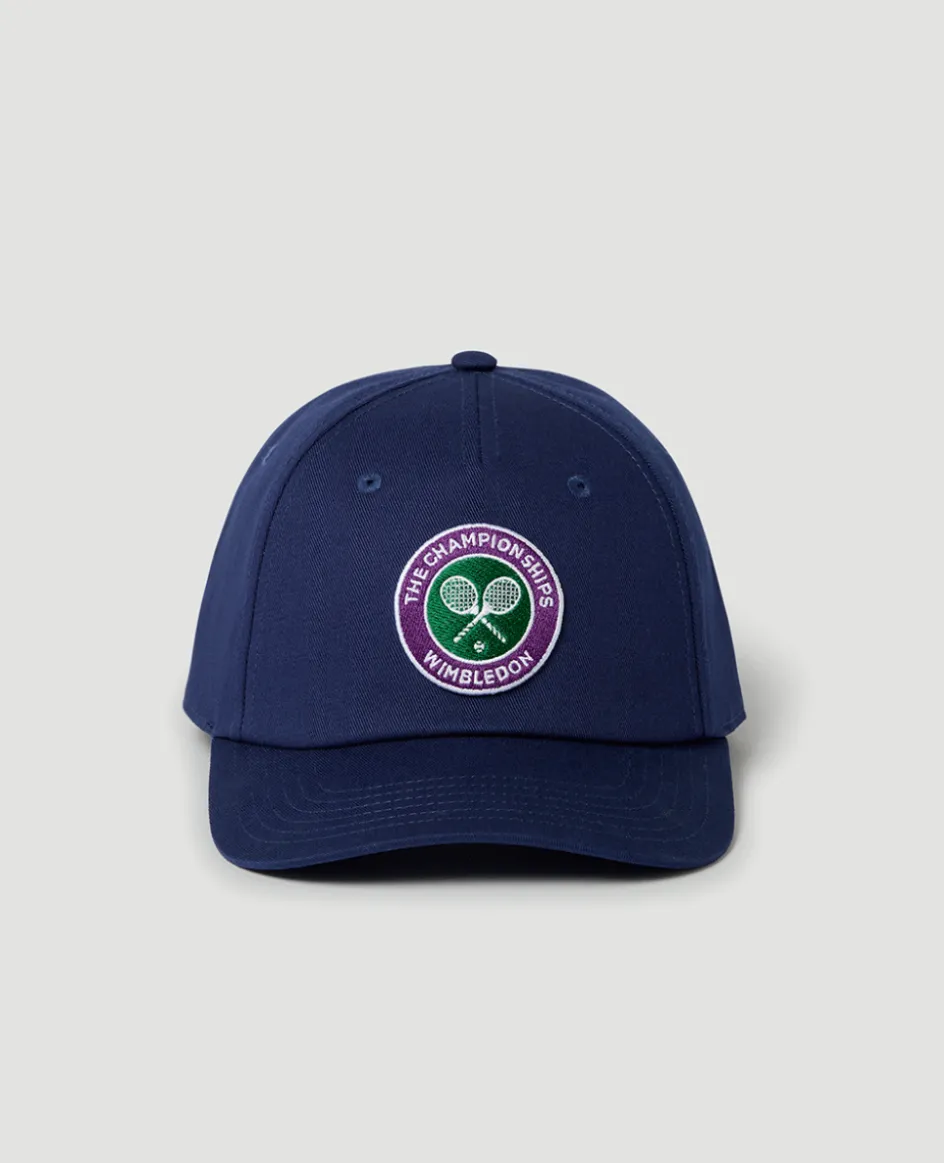 Wimbledon Kids Championships Logo Cap - Navy- Baseball Cap