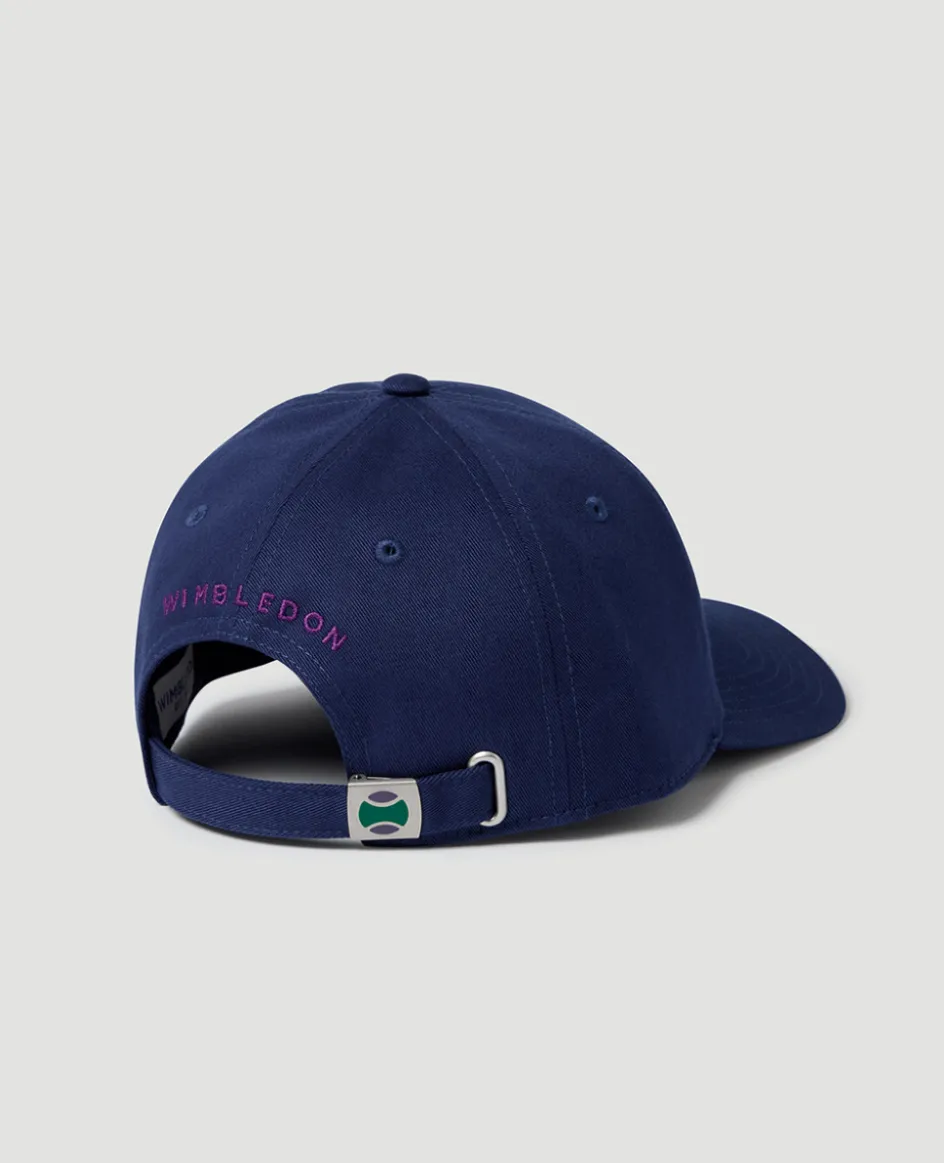 Wimbledon Kids Championships Logo Cap - Navy- Baseball Cap