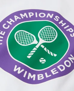 Wimbledon Kids Championships Logo T-Shirt - White-Kids Tops & T-Shirts