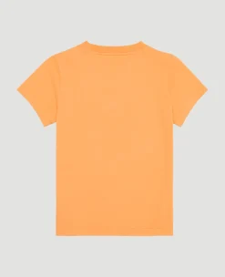 Wimbledon Kids Championships Logo T-Shirt - Orange-Kids Tops & T-Shirts
