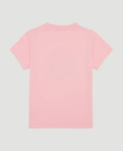 Wimbledon Kids Championships Logo T-Shirt - Pink-Kids Tops & T-Shirts