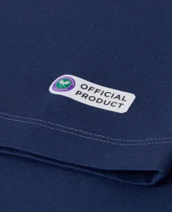 Wimbledon Kids Championships Logo T-Shirt - Navy-Kids Tops & T-Shirts