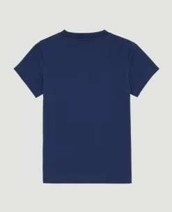 Wimbledon Kids Championships Logo T-Shirt - Navy-Kids Tops & T-Shirts