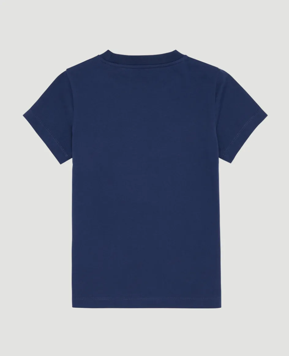 Wimbledon Kids Championships Logo T-Shirt - Navy-Kids Tops & T-Shirts