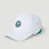 Wimbledon Kids Championships Performance Cap - White- Baseball Cap