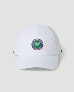 Wimbledon Kids Championships Performance Cap - White- Baseball Cap