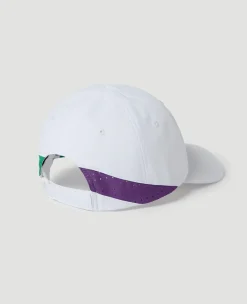 Wimbledon Kids Championships Performance Cap - White- Baseball Cap