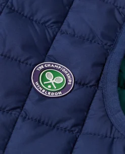 Wimbledon Kids Core Gilet - Navy-Kids Jackets & Coats