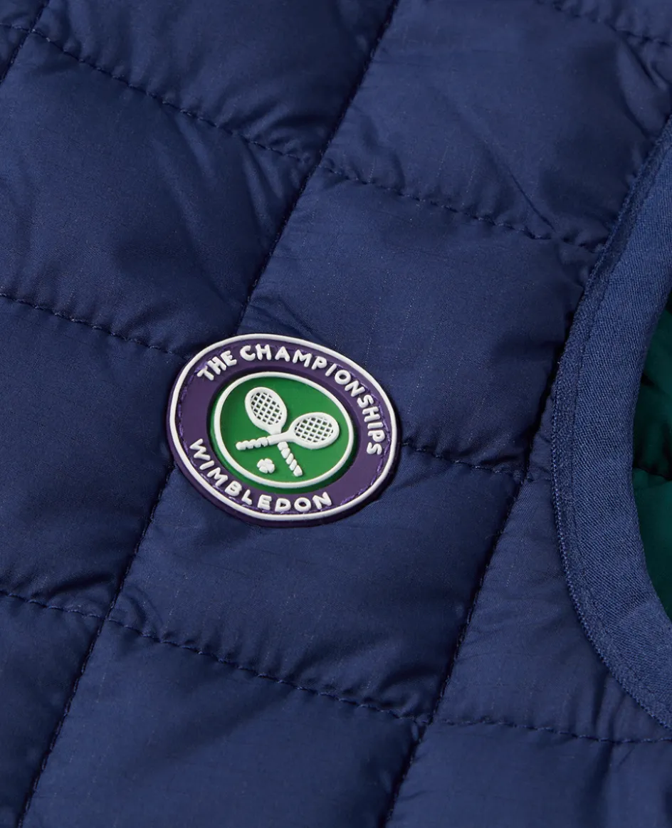 Wimbledon Kids Core Gilet - Navy-Kids Jackets & Coats