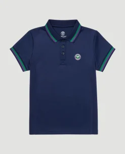 Wimbledon Kids Core Performance Polo - Navy-Kids Tops & T-Shirts|Tops & T-Shirts