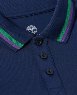 Wimbledon Kids Core Performance Polo - Navy-Kids Tops & T-Shirts|Tops & T-Shirts