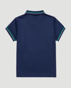 Wimbledon Kids Core Performance Polo - Navy-Kids Tops & T-Shirts|Tops & T-Shirts