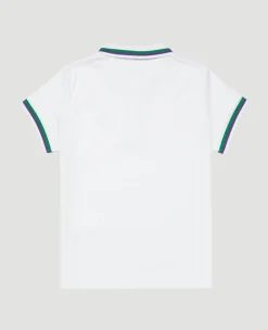 Wimbledon Kids Core Performance Polo - White-Kids Tops & T-Shirts|Tops & T-Shirts