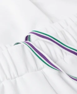 Wimbledon Kids Core Performance Shorts - White-Kids Trousers & Shorts|Trousers & Shorts
