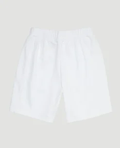 Wimbledon Kids Core Performance Shorts - White-Kids Trousers & Shorts|Trousers & Shorts