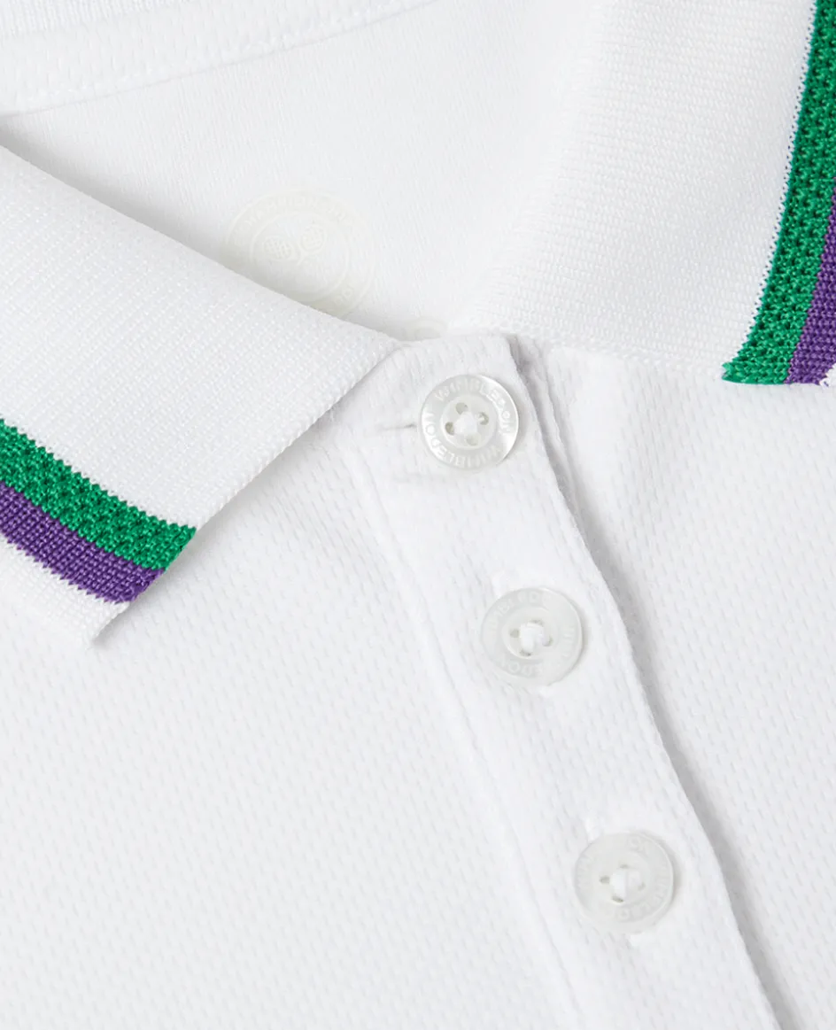 Wimbledon Kids Core Polo White-Kids Tops & T-Shirts|Tops & T-Shirts