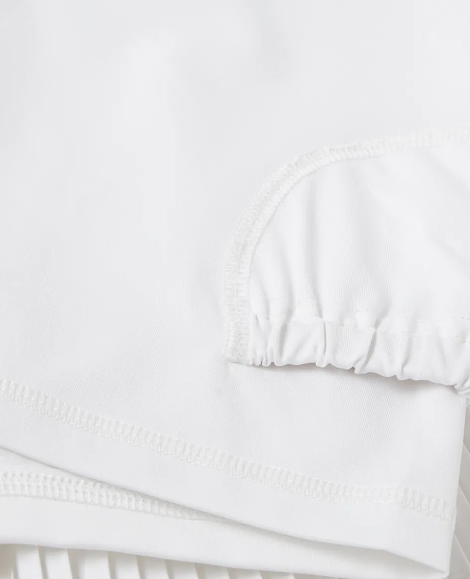 Wimbledon Kids Core Skort White-Kids Dresses & Skirts|Dresses & Skorts
