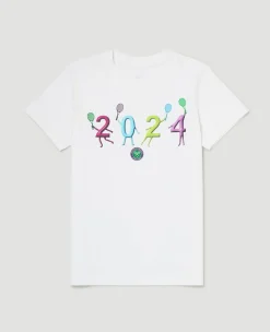 Wimbledon Kids 2024 Dated T-Shirt - White-Kids Tops & T-Shirts