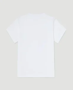 Wimbledon Kids Flower Racket T-Shirt - White-Kids Tops & T-Shirts