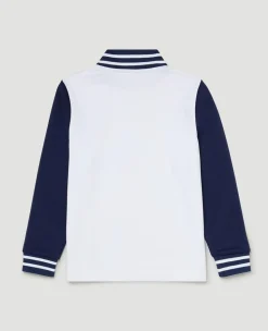 Wimbledon Kids Performance Half Zip Sweatshirt - Navy-Kids Sweatshirts & Hoodies