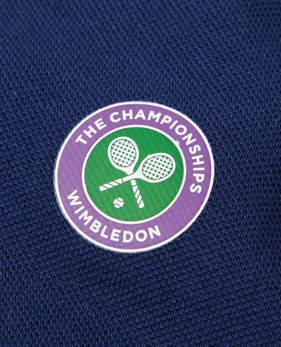 Wimbledon Kids Pique Polo - Navy-Kids Tops & T-Shirts