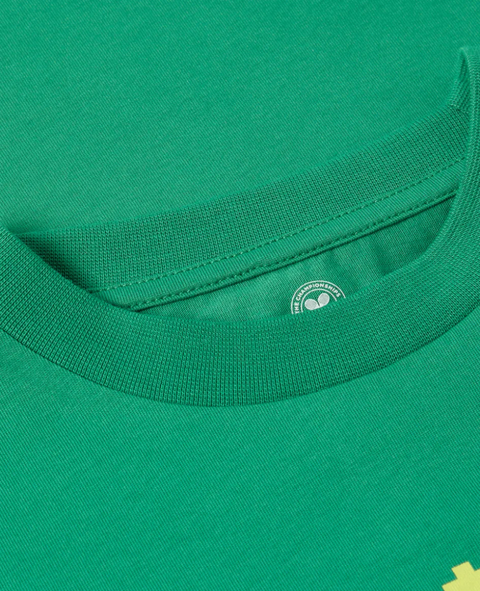Wimbledon Kids Player T-Shirt - Green-Kids Tops & T-Shirts