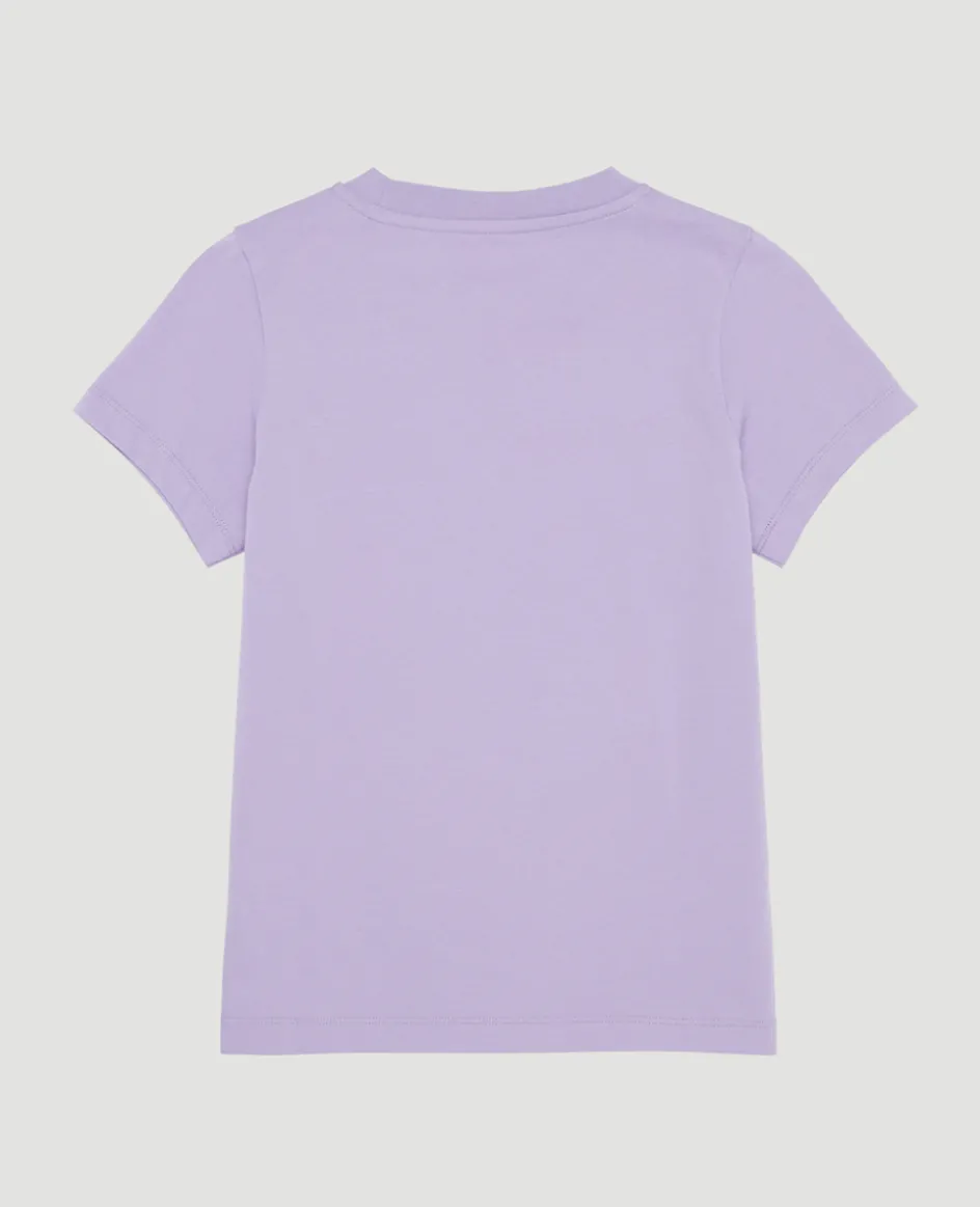 Wimbledon Kids Player T-Shirt - Lilac-Kids Tops & T-Shirts