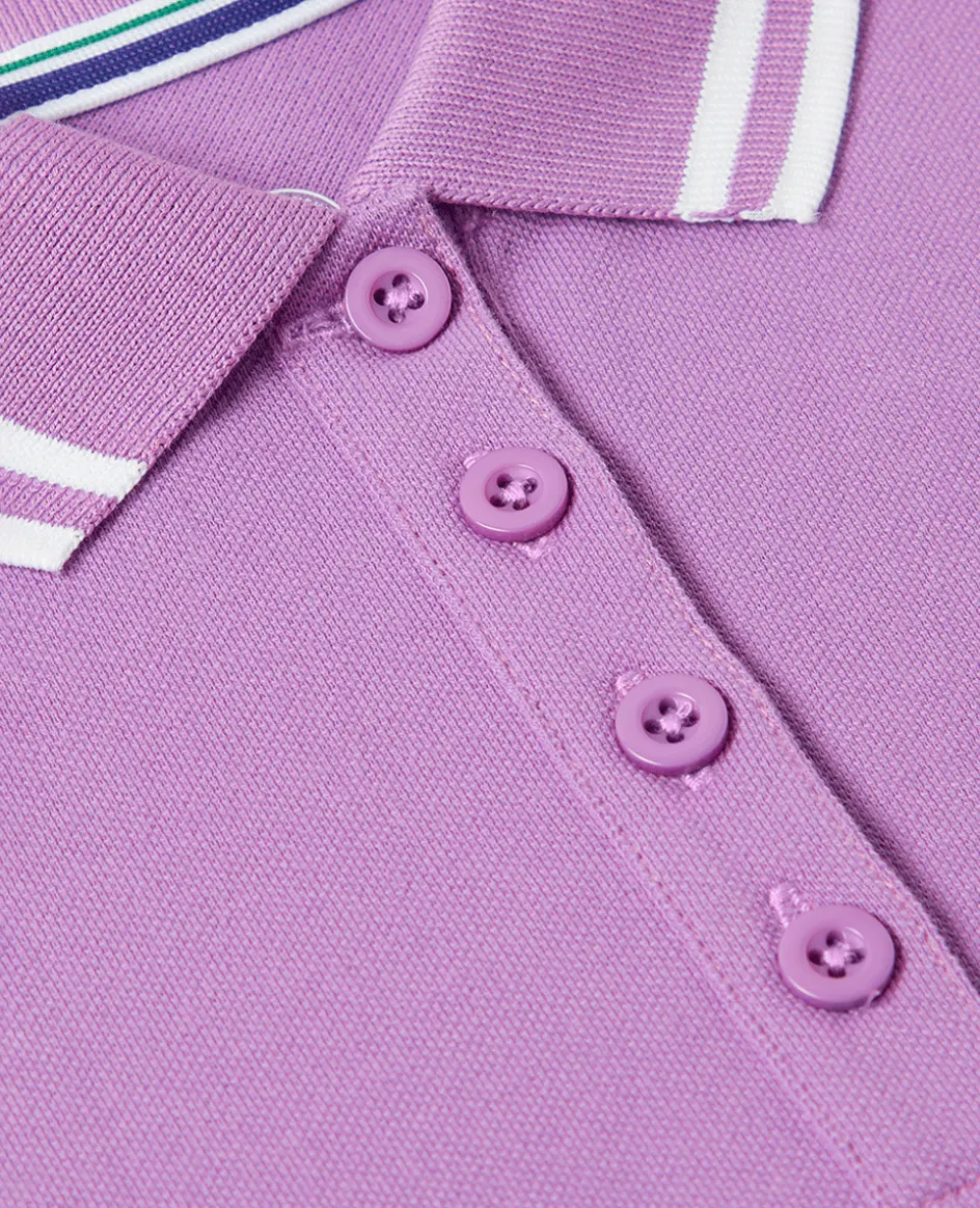 Wimbledon Kids Polo Dress - Purple-Kids Dresses & Skirts