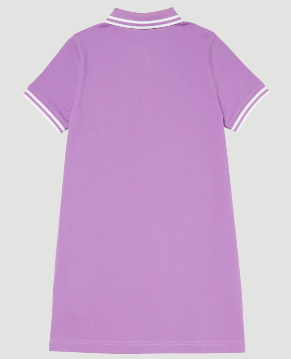 Wimbledon Kids Polo Dress - Purple-Kids Dresses & Skirts