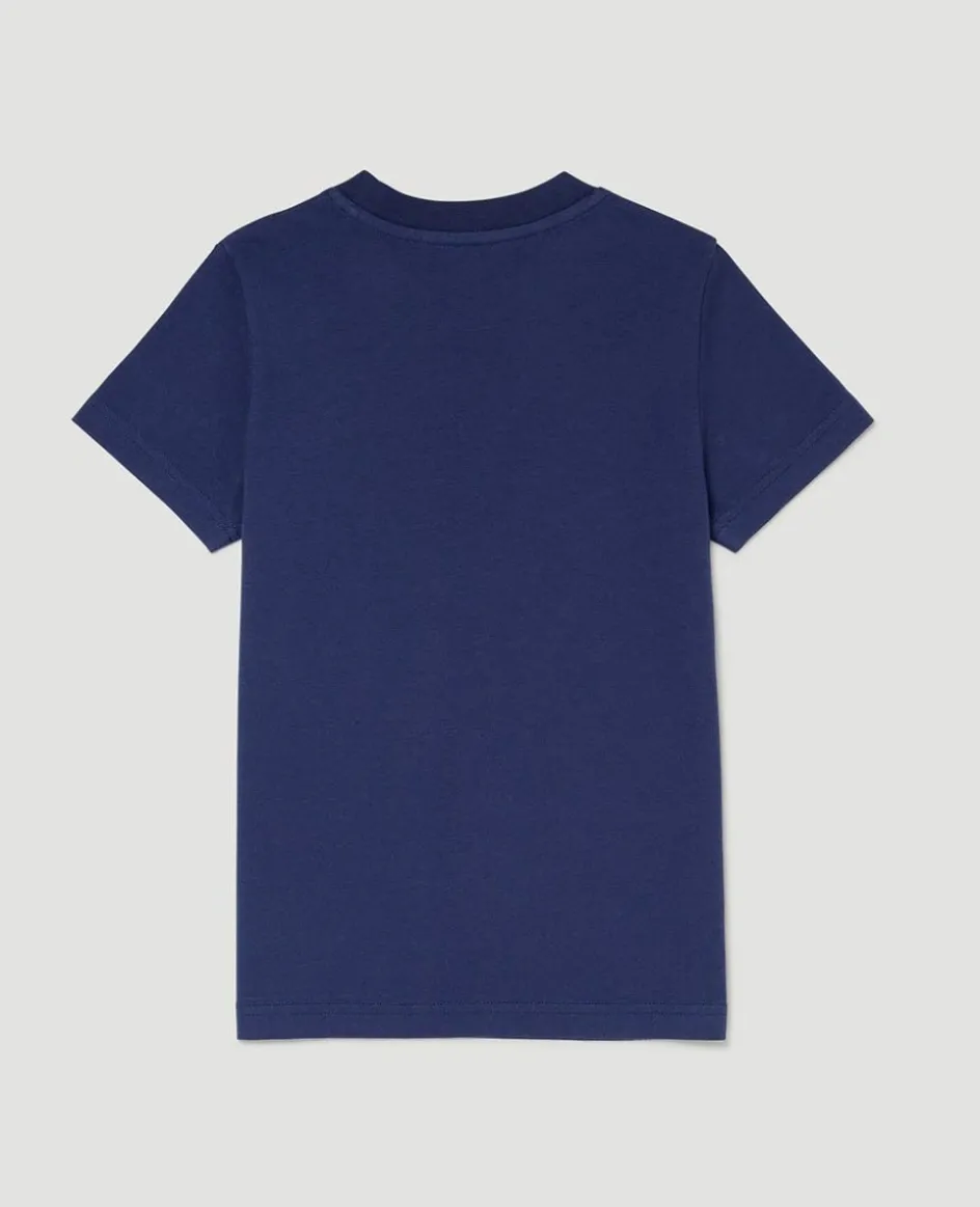 Wimbledon Kids 2024 Sketch T-Shirt - Navy-Kids Tops & T-Shirts