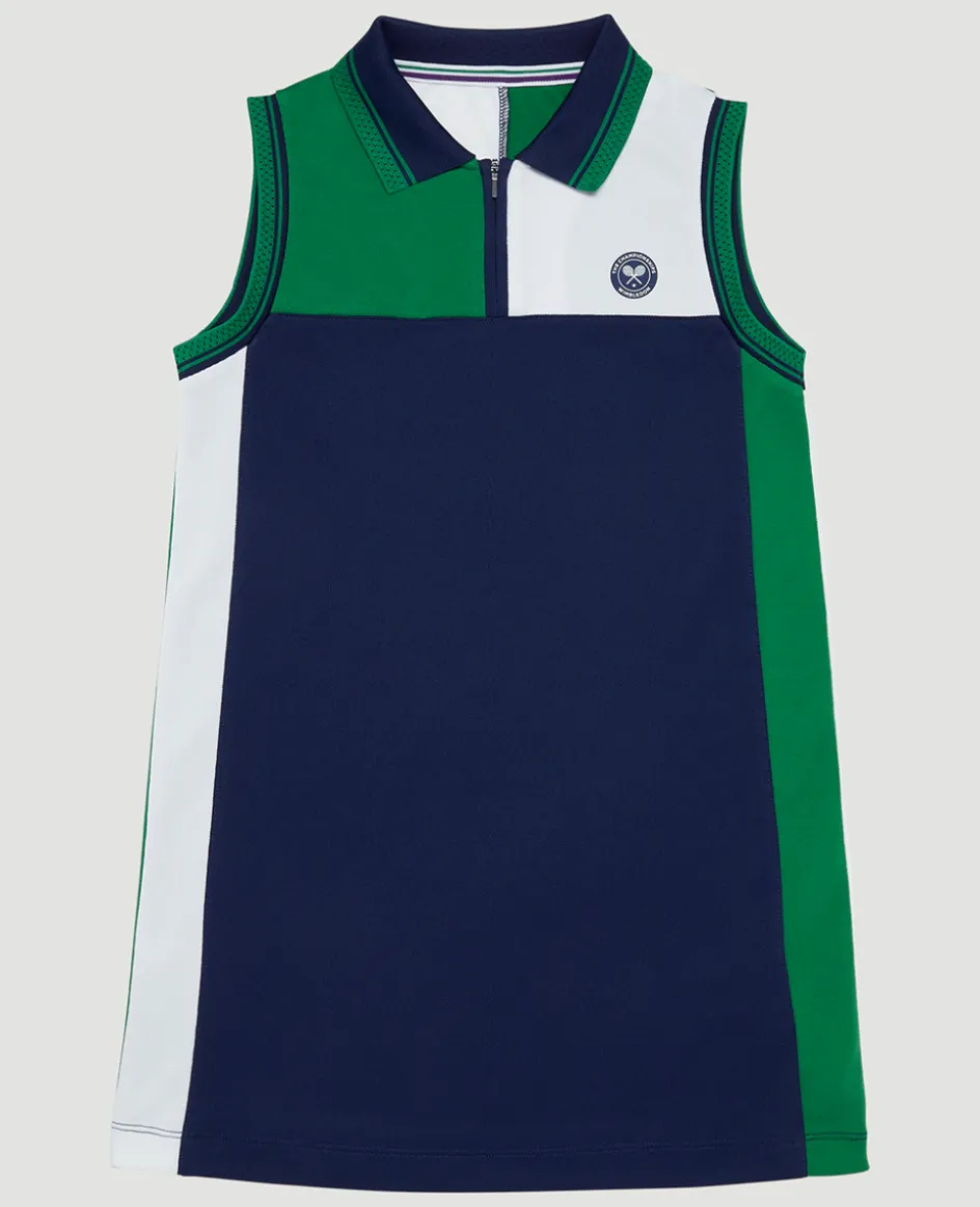 Wimbledon Kids Sleeveless Polo Dress Multi-Kids Dresses & Skirts