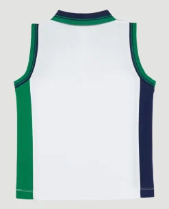 Wimbledon Kids Sleeveless Polo Multi-Kids Tops & T-Shirts