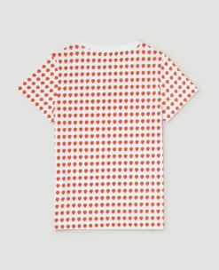 Wimbledon Kids Strawberry T-Shirt - White & Red-Kids Tops & T-Shirts