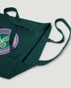 Wimbledon Logo Shopper Bag - Green- Shopper