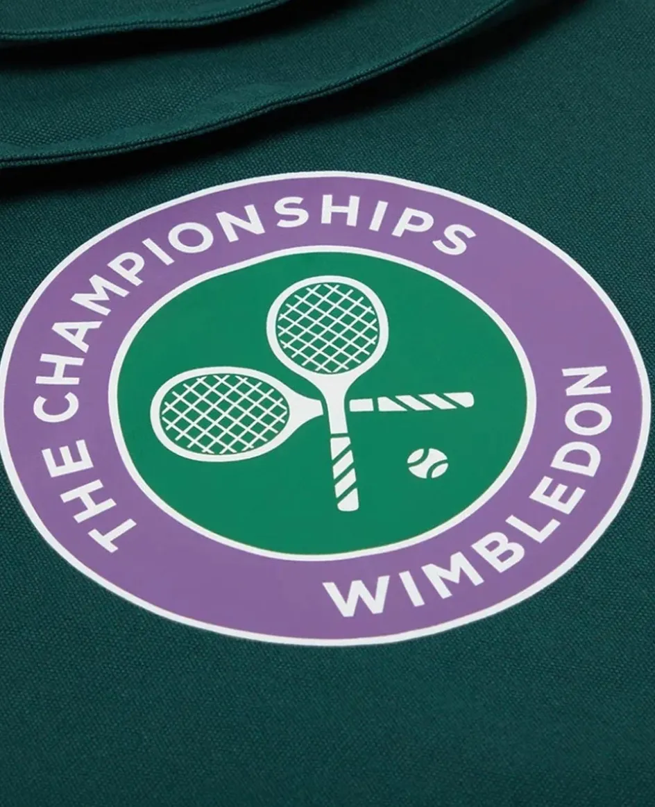 Wimbledon Logo Shopper Bag - Green- Shopper