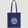 Wimbledon Logo Shopper Bag - Navy- Shopper