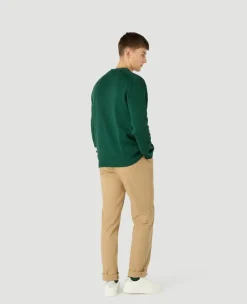 Wimbledon Mens Cardigan - Green- Knitwear
