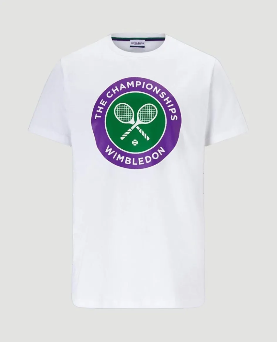 Wimbledon Men's Championships Logo T-Shirt - White- T-Shirts