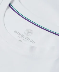 Wimbledon Mens Championships Logo T-Shirt - White- T-Shirts