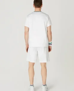 Wimbledon Mens Core Performance Tee - White- Tops & T-Shirts|T-Shirts
