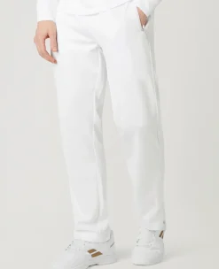 Wimbledon Mens Core Performance Track Pant - White- Trousers & Shorts|Trousers & Shorts