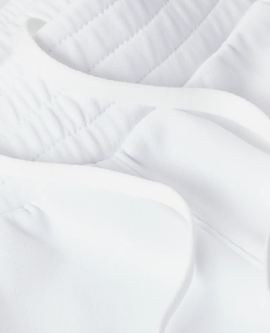 Wimbledon Mens Core Performance Track Pant - White- Trousers & Shorts|Trousers & Shorts